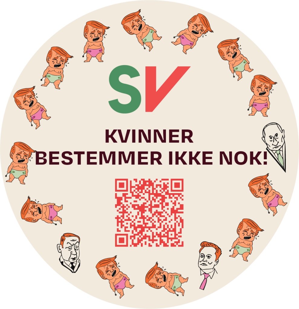 Kampanjebilde om likestilling. "Kvinner bestemmer ikke nok!"