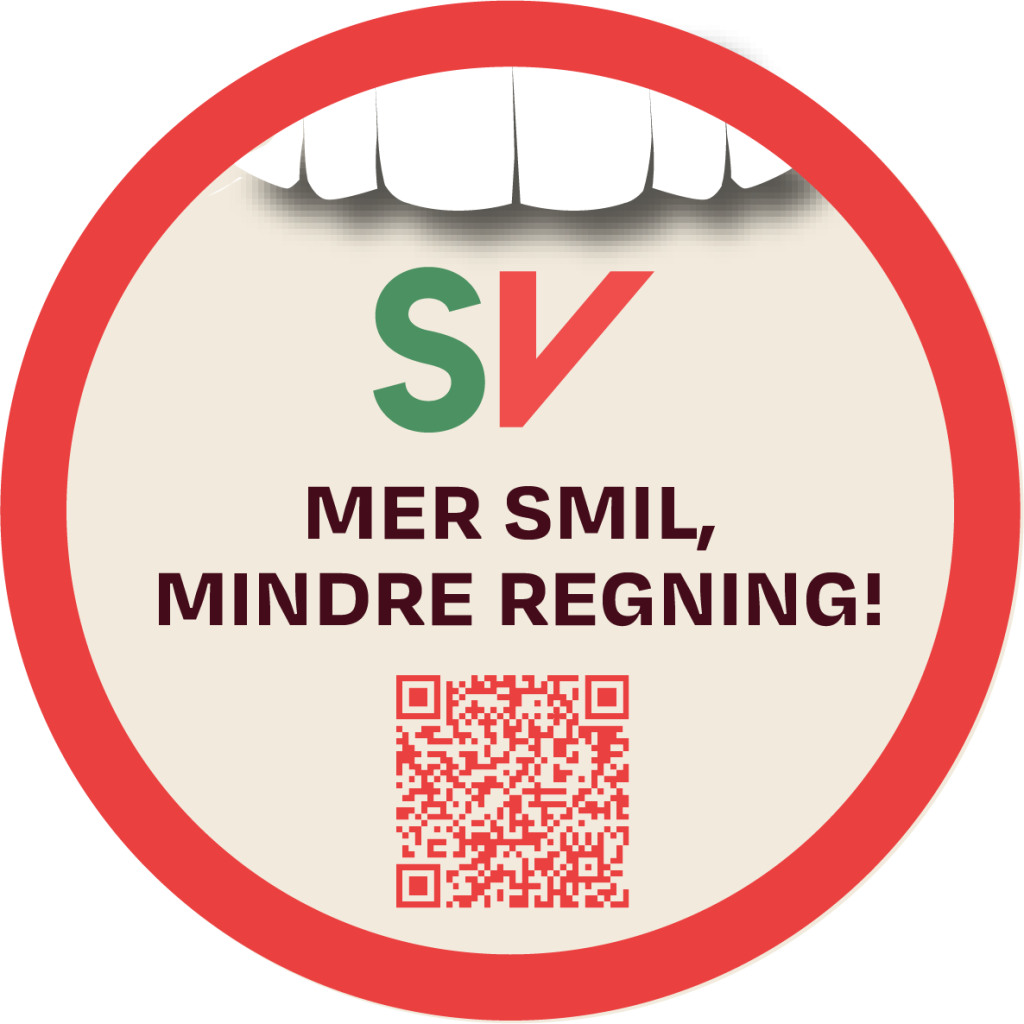 Kampanjebilde om tannhelse. "Mer smil, mindre regning!"